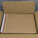 100-Pack Stay Flat Rigid Mailers 9x11.5 with Self Adhesive Seal, 450 gsm Sturdy Bulk Brown Cardboard Envelopes for Shipping Photos, Magazines, Comic Books, Art Prints, Documents, Collectibles