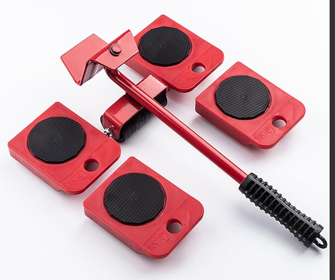 Large Furniture Mover Tool Set, 5 Pcs Appliance Lifter and Mover for Lifting and Moving Less Than 220 Pounds (M)