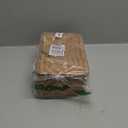 Wicker Storage Basket with Lid, Natural Seagrass Storage Baskets for Organizing, Rectangular Woven Basket for Storage, Decorative Boxes Bins with Lids Home Organizer Decor (9.05" x 5.11" x 3.34")