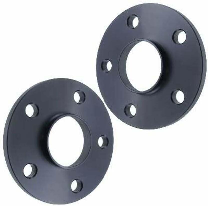 12mm 5x4.5 Hubcentric Wheel Spacers - Wider Stance, Increased Clearance, Fits Acura TSX TL Fits Honda Accord Civic Prelude - 12mm, 5x114.3, 64.1mm Hub, Pair of 2 - Black