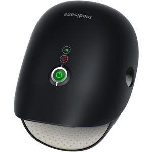 Medisana Hand Massager with Heat and Compression, Cordless Hand Massager for Arthritis and Carpal Tunnel Relief, Knuckle Stretching Massage, Birthday Christmas Gifts for Men Women Dad Mom-Black