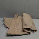 Dynamene Beige Fabric Shower Curtain - Waffle Textured Heavy Duty Cloth Shower Curtains for Bathroom, 256GSM Hotel Spa Luxury Weighted Bath Curtain Set with 12 Plastic Hooks,72x72, Beige/Khaki 