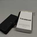 TwoHead for iPhone 11 Wallet case with Card Holder & Detachable Magnetic Phone case, PU Leather case Wallet for Women/Men, Black Wallet Phone Case