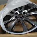 New 19x7.5 New 19 Inch 19" Aluminum Wheel Rim Fits for 2014 2015 2016 2017 Mazda 6 Bright Dark Silver New Single Replacement Rim