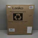 Lasko Oscillating Cyclone Pedestal Fan, Adjustable Height, Timer, Remote Control, 3 Speeds, for Bedroom, Living Room, Home Office, 18", Black, 1843