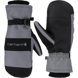 Carhartt Men's W.P. Waterproof Insulated Mittens (Large, Dark Grey/Black)