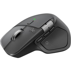 Logitech MX Master 4, Ergonomic Wireless Mouse with Advanced Performance Haptic Feedback, Ultra-Fast Scrolling, USB-C Charging, Bluetooth, Windows, MacOS - Graphite