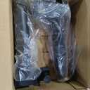 Fitvids Weight Plate Tree - Heavy Duty 6-Peg Storage Rack Holder for Weight Plates & Barbells, Gym Equipment Organizer (Square w/ Wheels - Black)