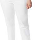 Gloria Vanderbilt Women's Petite Amanda Classic High Rise Tapered Jean, Vintage White, 14 Short