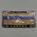 Rico Industries NBA Los Angeles Lakers 12" x 6" Silver Chrome Frame W' Decal Insert Car/Truck/SUV Auto Accessory