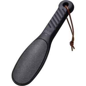 Foot rasp Pedicure Foot File - Removes Damaged and Hard Skin, Avoids Callus Buildup Gentle, Fine File for At-Home Professional Treatment (Black, Waterproof, Comes with Original Pouch)