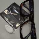 livho Oversized Eyewear Frame for Woman and Men - Rectangle Fashion Glasses for Computer, Chic Preppy Frame (*Coco Tortoise)