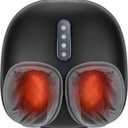 Medcursor Foot Massager with Heat - Feet Massage Machine Delivers Relief for Tired Muscles & Plantar, Deep Kneading Therapy, Multi-Level Settings for Home, Office Use, Size up to 13" (FM04)