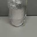 Birdcage-Style Concealed Toothbrush Holder Sliding Lid Bathroom Counter Organizer Tooth Brush Holder for Bathroom 360 Rotating Waterproof Dustproof Makeup Brushes Storage for Vanity (White)