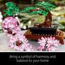 LEGO Botanicals Bonsai Tree Building Set - Artificial Bonsai Tree Plants for Home Decor, Adults Ages 18+ - Faux, Fake Plants for Table, Desk, Office - Birthday Gift for Men & Women - 10281