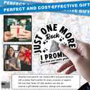 4 x Just One More Rock I Promise Motivational Funny Stickers, Vinyl Decal Sticker for Merchandise Accessories Hydroflask Water Bottle Stickers, Decor Gifts Idea for Adults Ladies Teens, Size 4"