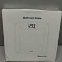 Vitafit Digital Bathroom Weight Scale for Body Weight, High Accuracy Assured by Weighing Professional Since 2001,Extra Large Blue Backlit LCD and Step-On, 400lb/182kg, Clear Glass