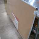 VIZ-PRO Large Cork Bulletin Board, 72 X 40 Inches, Wall-Mounted Corkboard with Silver Aluminium Frame for School, Office, and Home