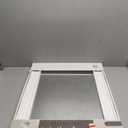 Rattan Trim Wall Mirror, 18" x1.25" x 23.75", White