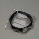 Black Baroque Headbands Pearl Rhinestones Wide Headband Velvet Jeweled Hair accessories for Women (Elegant)