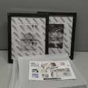Wiscet 8x10 Picture Frame Set of 4, Display Pictures 5x7 with Mat or 8 x 10 Without Mat, Photo Frame for Wall Mounting or Tabletop, Black