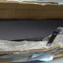 Black Mailbox Post for Outside, 43x4x4 inch, Heavy Duty In-Ground Post with Plate Bracket and Ground Anchors, Ideal for Outside Curbside Residential Use