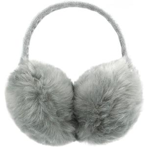 POXIMI Women Winter Earmuffs Girl Ski Adjustable Ear Covers for Kid Cute Bow Ear Warmer Outdoor Earmuff Fleece Lining