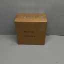 Luxshiny Rattan Lamp Shade, Cylinder Woven Lampshade Boho Lamp Shades Replacement Rustic Ceiling Light Covers for Floor Lamps Pendant Light Chandelier Wall Sconces Black (22.00X22.00X11.00CM)