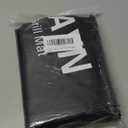 Under Grill Mat 48 30 Inch for Outdoor Charcoal, Flat Top, Smokers, Gas Grills.Oil-Proof and Water-Proof BBQ Cvtayn Fireproof Mat Protects Deck Grass, Indoor Fireplace Mat (Black)