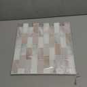 Art3d 10-Sheet Peel and Stick Backsplash Tile in White Marble, Self-Adhesive Wall Tiles Stick on Kitchen Laundry Room RV Renter - 12 x 12 Inch