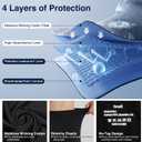 Incontinence Underwear for Men, 150ML Absorbent, Leak Proof Underwear for Men Comfortable Cotton Fabric, Comfortable and Breathable, Mens Incontinence Underwear Washable and Reusable (3PCS/Small)