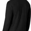 Hanes Mens T-Shirts, Men's Beefyt Henley Shirts, Men's Cotton Long Sleeve Shirts (XL)