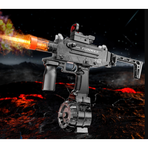 Funwee 2025 New Electric Water Gun with Type-C Charging Port, Foggy Effect Water Guns for Adults & Kids Ages 8-12, Powerful Automatic Squirt Gun Shooting 100+ Times, Long Range Water Blaster(Black)