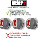 Weber 88848 Gas Grill Burner Knobs