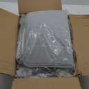 Bath Mats 5-Piece Set Thick Memory Foam - Close Out Bathroom Rugs Set, Toilet Rug, Water Absorbent, Extra Soft, Non-Slip Back Gray