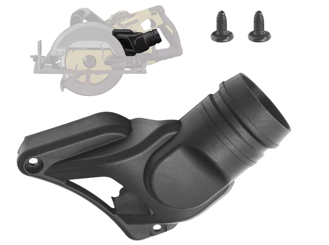​​​DCS577DC N555341 Dust Collection Adaptor Compatible with Dewalt DCS577 7-1/4" Worm Drive style saw - Fits 1-1/2" Diameter Hoses