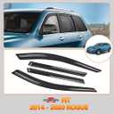 Window Visors Shade Sun Rain Guards FIT 20142020 Nissan Rogue 4PCS Tape-On Side Window Deflectors Smoked Acrylic Replace OE# 94827