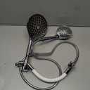 MakeFit Dual Handheld Shower Head Combo, 2-in-1 Rain Shower Heads System 8 Inch Rainfall Shower Head and 10 Modes High Pressure Hand Held Showerhead with Built-in Power Wash