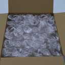JOLLY CHEF 36 Pack Stemless Plastic Champagne Flutes 9 oz, Crystal Clear Stemless Plastic Toasting Glasses, Clear Disposable Unbreakable Drinkware Ideal for Wedding, Birthday, Party