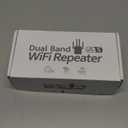 12880 Sq.Ft Range WiFi Extender Signal Booster Dual Band 5GHz/2.4GHz, 105-Device Compatibility, Simple Installation, WiFi Extender