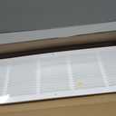 Fancat 30"W x 8"H Return Air Grille [Duct Opening Size], Steel HVAC Return Air Vent Cover for Wall & Ceiling, White Powder-Coated Rust-Resistant AC Cold Air Return, Outer Dimensions 31.75"W x 9.75"H