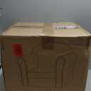 Delta Children Sherpa Cozee Chair - Foam Kids Chair for Ages 18 Months and Up, Powder Blue