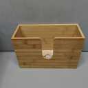 NATURE SUPPLIES Bamboo Paper Towel Dispenser with Removable Top Tray for Bathroom and Kitchen, Wall Mount and Countertop Multifold, C-Fold, Z-Fold, Tri-Fold Hand Towel Holder for Commercial Use, Wood