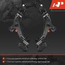 A-Premium 2 x Front Lower Control Arm, with Ball Joint and Bushing Assembly, Compatible with Ford Escape 2013 2014 2015 2016 2017 2018 2019