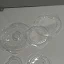 Silicone Stretch Lids for Food Storage in Fridge, Reusable Elastic Bowl Covers for Cup, Cans, Jars, Round & Rectangle Container, Food Grade Silicone Microwave Food Cover, Heat-Resistant, Transparent (6 Pcs Transparent)