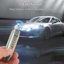 for Kia Key Fob Cover with Keychain, TPU Protector Key Fob Case Shell for Kia Ceed Cerato Forte NIRO Seltos Sorento Soul Sportage Telluride Smart Keyless Remote Key (Gold Blue)