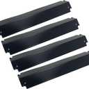 Parts DP125 (4-pack) Porcelain Steel Heat Shield/Heat Plates 16 "x 3 13/16" Replacement for Charbroil, fits for Thermos, fits for Kenmore Sears and other Gas Grill Models