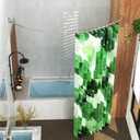 Curved Shower Curtain Rod For Bathroom 38-72 Inches, Adjustable Length, Curved Shower Rod, 0.9MM thickness, Round Shower Curtain Rods, Rotate Bracket For Large Shower Space, Need Drilling, Nickle