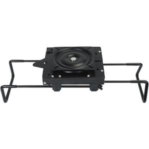 Boat Seat Mount Clamp On Base with Swivel Quick Release Adjustable 7.5-18Inch Heavy Duty for Jon Boats, No Tools Needed