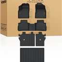 Floor Mats for Honda CR-V 2023 2024 2025 2026 | Custom Fit for CRV Gas, Hybrid & e:FCEV, All Weather Protection, TPE Full Set with Cargo Liner Rear Seat Back Protectors